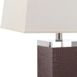 (Set Of 2) 27" Deco Leather Table Lamp Brown (Includes CFL Light Bulb) - Safavieh 5 (Set Of 2) 27" Deco Leather Table Lamp Brown (Includes CFL Light Bulb) - Safavieh -Safavieh Home Deals Store GUEST 052ce11f e890 46a2 8b72 37c7e3e4c9b9