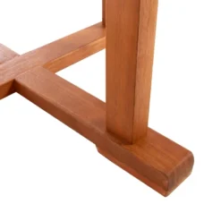 Pate 3pc Bistro Set - Natural/Navy - Safavieh -Safavieh Home Deals Store GUEST 082fa773 25fc 4e83 8ac3 a71faf6d2597