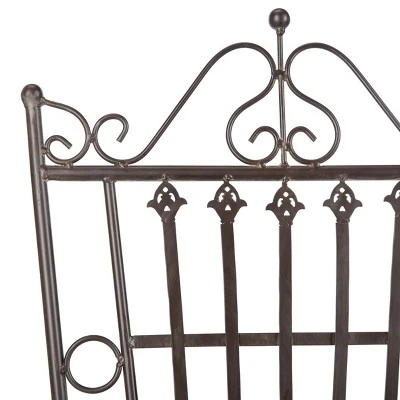 Belen 3pc Bistro Set - Black Rust - Safavieh 4 Belen 3pc Bistro Set - Black Rust - Safavieh - Image 4