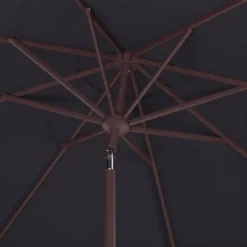 10.8' Round Zimmerman Market Umbrella Navy/White - Safavieh 6 10.8' Round Zimmerman Market Umbrella Navy/White - Safavieh -Safavieh Home Deals Store GUEST 095ca859 aada 4431 92b8 f90bf5a6464d