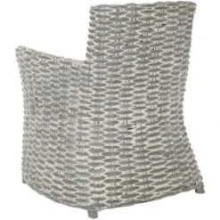 Cabana Rattan Arm Chair - Grey White Wash - Safavieh -Safavieh Home Deals Store GUEST 0e9bd602 5725 44f6 ad9e 69aca54a46e5