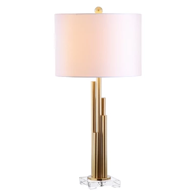 (Set Of 2) 32" Hopper Table Lamp Brass Gold (Includes LED Light Bulb) - Safavieh 3 (Set Of 2) 32" Hopper Table Lamp Brass Gold (Includes LED Light Bulb) - Safavieh - Image 3