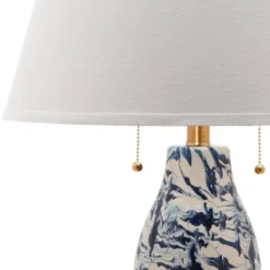 Set Of 2 Color Swirls Glass Table Lamps (Includes LED Light Bulb) Navy/White - Safavieh 7 Set Of 2 Color Swirls Glass Table Lamps (Includes LED Light Bulb) Navy/White - Safavieh -Safavieh Home Deals Store GUEST 2136d105 f3df 4149 b22f d78841d9cf54