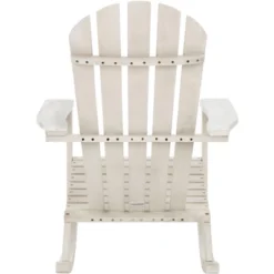 Brizio Adirondack Rocking Chair - White - Safavieh -Safavieh Home Deals Store GUEST 22b8b626 9fbf 4a3f a868 4eba7068b4ea