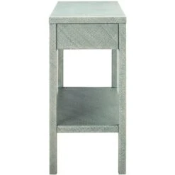 Asa 2 Drawer 1 Shelf Console Table - Turquoise/Antique Gold - Safavieh -Safavieh Home Deals Store GUEST 2332890a 8f8d 488b 862b 1a51d2363e13