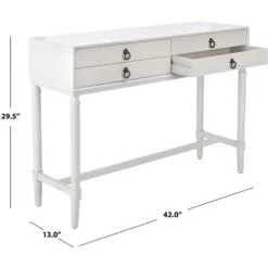 Aliyah 4 Drawer Console Table - Safavieh -Safavieh Home Deals Store GUEST 290407a1 1c53 45aa aca9 792f2ee8b22b
