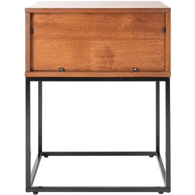 Marquise 1 Drawer Nighstand - Brown - Safavieh 7 Marquise 1 Drawer Nighstand - Brown - Safavieh - Image 7