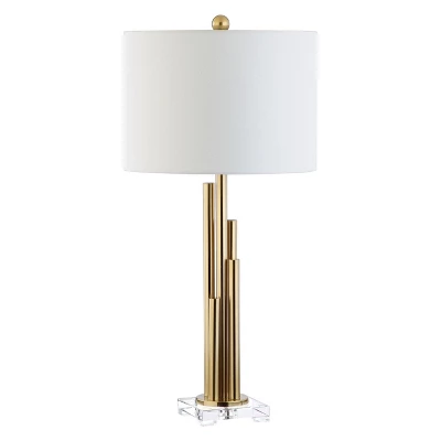(Set Of 2) 32" Hopper Table Lamp Brass Gold (Includes LED Light Bulb) - Safavieh 2 (Set Of 2) 32" Hopper Table Lamp Brass Gold (Includes LED Light Bulb) - Safavieh - Image 2