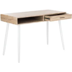 Jorja 1 Drawer 1 Shelf Desk - Safavieh -Safavieh Home Deals Store GUEST 35e10328 86f3 44ba 8dde 66d22474e82d