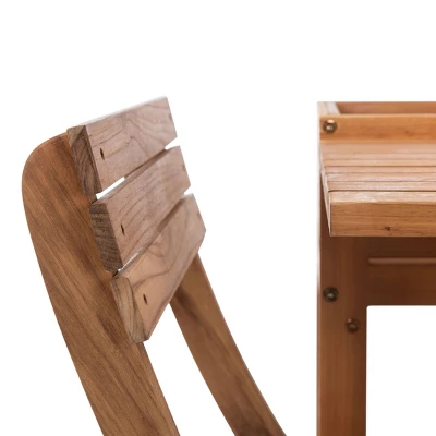 Walten Flower Shelf 3pc Bistro Set - Natural - Safavieh 6 Walten Flower Shelf 3pc Bistro Set - Natural - Safavieh - Image 6