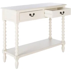 Athena 2 Drawer Console Table - Safavieh -Safavieh Home Deals Store GUEST 404603d0 3e04 4d5b 8822 2cc9f706620f
