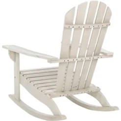 Brizio Adirondack Rocking Chair - White - Safavieh -Safavieh Home Deals Store GUEST 4cb07223 e38a 4cab b067 92f0887ee3ba