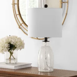 Nakula Glass Table Lamp - Clear - Safavieh