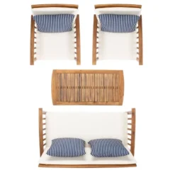 Rocklin 4pc Living Set - Natural/Beige/Navy - Safavieh 12 Rocklin 4pc Living Set - Natural/Beige/Navy - Safavieh -Safavieh Home Deals Store GUEST 53071b84 ea7d 4785 9901 97fae0f7eb7b