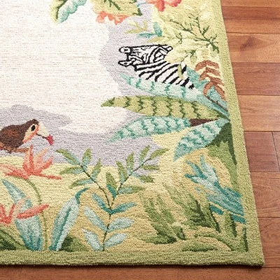 Chelsea HK295 Hand Hooked Area Rug - Safavieh 1 Chelsea HK295 Hand Hooked Area Rug - Safavieh