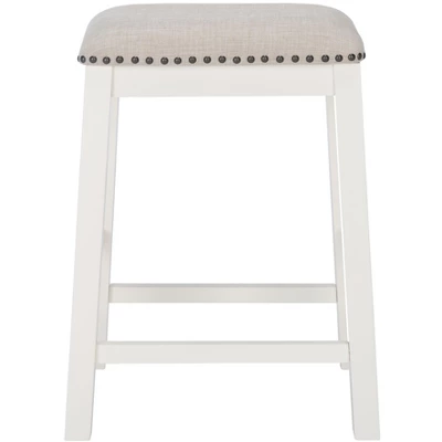 Aero Counter Stool (Set Of 2) - White - Safavieh 2 Aero Counter Stool (Set Of 2) - White - Safavieh - Image 2