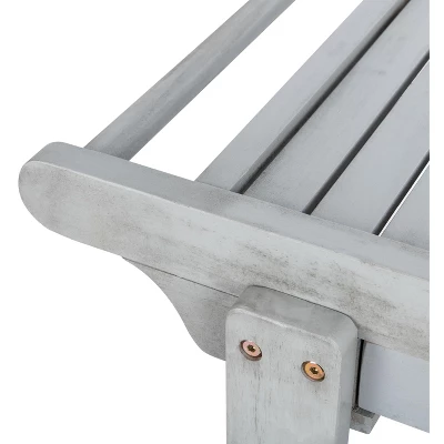 Orland Tea Trolley - Grey - Safavieh 1 Orland Tea Trolley - Grey - Safavieh