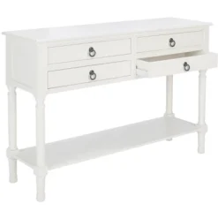 Haines 4 Drawer Console Table - Safavieh -Safavieh Home Deals Store GUEST 5c422e21 2fd1 4853 a539 958ae07ae177