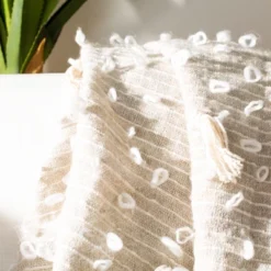 Popper Throw Blanket - Multi/Blue/Natural - 50" X 70" - Safavieh -Safavieh Home Deals Store GUEST 5c6988d6 938d 45b0 9f19 3c16bb15a922