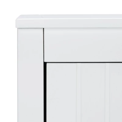 Tegan 2 Drawer Nighstand - White - Safavieh 1 Tegan 2 Drawer Nighstand - White - Safavieh