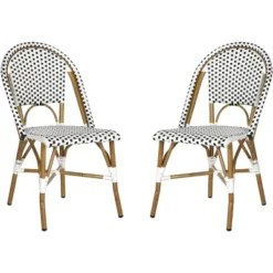 Salcha Indoor Outdoor French Bistro Side Chair (Set Of 2) - Safavieh -Safavieh Home Deals Store GUEST 67377047 18ee 403d 9c09 ac279ea62570