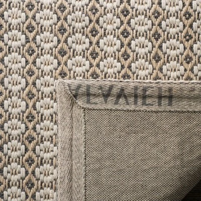 5'x8' Solid Hooked Area Rug Gray/Ivory - Safavieh 3 5'x8' Solid Hooked Area Rug Gray/Ivory - Safavieh - Image 3