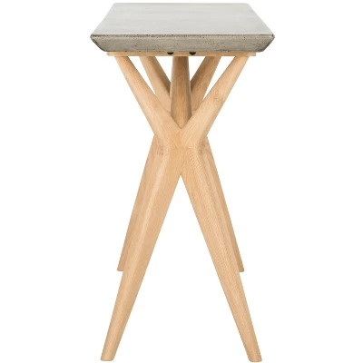 Ragna Concrete Console - Dark Grey - Safavieh 4 Ragna Concrete Console - Dark Grey - Safavieh - Image 4