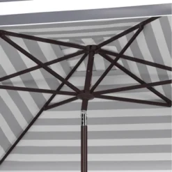 7.5' Square Elsa Fashion Line Umbrella Black/White - Safavieh 6 7.5' Square Elsa Fashion Line Umbrella Black/White - Safavieh -Safavieh Home Deals Store GUEST 7f63bd61 92de 4d4d 8106 56c97ceb6805