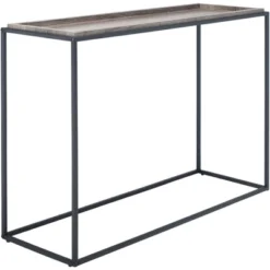 Andey Console Table - Brown/Black - Safavieh -Safavieh Home Deals Store GUEST 80a0194f 74d1 479d 8310 d393107879e8