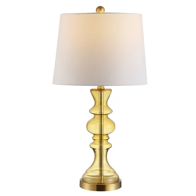 Jaiden Table Lamp (Includes LED Light Bulb) Amber - Safavieh 1 Jaiden Table Lamp (Includes LED Light Bulb) Amber - Safavieh
