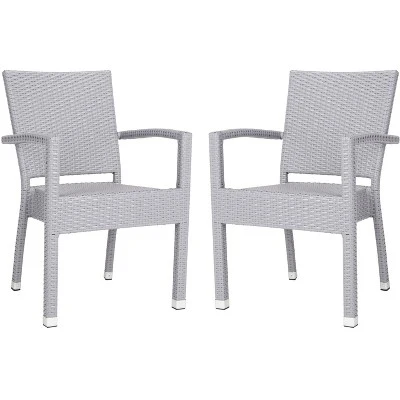 Kelda Stacking Arm Chair (Set Of 2) - Safavieh 10 Kelda Stacking Arm Chair (Set Of 2) - Safavieh - Image 10