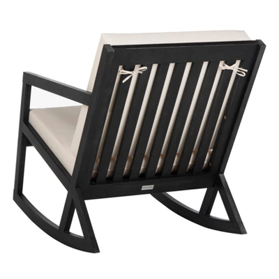 Vernon Rocking Chair - Black/White - Safavieh 5 Vernon Rocking Chair - Black/White - Safavieh - Image 5