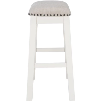 Aero Counter Stool (Set Of 2) - White - Safavieh 4 Aero Counter Stool (Set Of 2) - White - Safavieh - Image 4