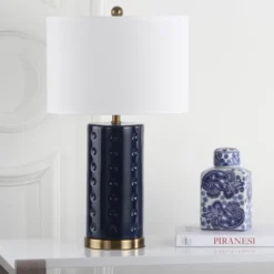 Roxanne Table Lamp (Set Of 2) - Navy - Safavieh 8 Roxanne Table Lamp (Set Of 2) - Navy - Safavieh -Safavieh Home Deals Store GUEST 93766016 9c56 40f3 a05c aed70c143554