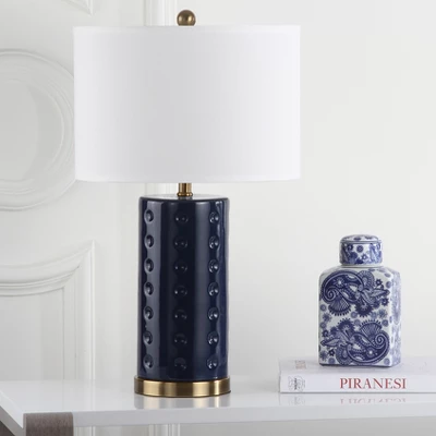 Roxanne Table Lamp (Set Of 2) - Navy - Safavieh 4 Roxanne Table Lamp (Set Of 2) - Navy - Safavieh - Image 4