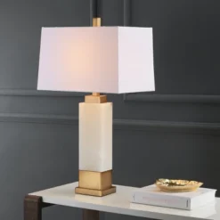 Rozella Alabaster 29.5-Inch H Table Lamp - White/Gold - Safavieh 5 Rozella Alabaster 29.5-Inch H Table Lamp - White/Gold - Safavieh -Safavieh Home Deals Store GUEST 9e42a935 079c 45e3 9895 3ffa47abc124