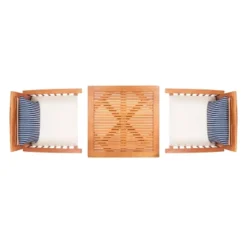 Pate 3pc Bistro Set - Natural/Beige/Navy - Safavieh 10 Pate 3pc Bistro Set - Natural/Beige/Navy - Safavieh -Safavieh Home Deals Store GUEST a240f688 3d68 4f47 8769 8f38241de8e8