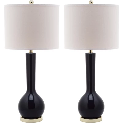 Mae Long Neck Ceramic Table Lamp (Set Of 2) - Safavieh 6 Mae Long Neck Ceramic Table Lamp (Set Of 2) - Safavieh - Image 6