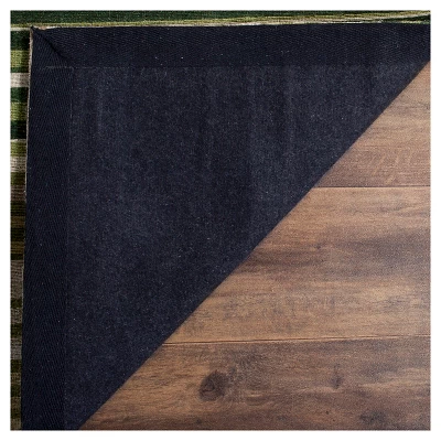 Alicante Green Stripe Woven Area Rug - Safavieh 2 Alicante Green Stripe Woven Area Rug - Safavieh - Image 2