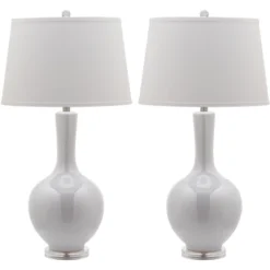 Blanche Gourd Lamp (Set Of 2) - Safavieh -Safavieh Home Deals Store GUEST ba4a34be cd80 4a8f 81e2 b315dfb4048e
