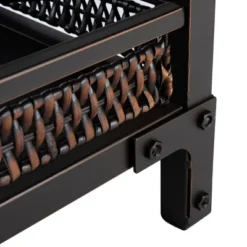 Dinesh Console With Storage Shelf - Black/Dark Walnut - Safavieh 11 Dinesh Console With Storage Shelf - Black/Dark Walnut - Safavieh -Safavieh Home Deals Store GUEST bef2d951 b72f 4a1a 80ae fc80d45f4d32