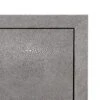 Jodie Faux Shagreen Nightstand - Grey/Silver - Safavieh