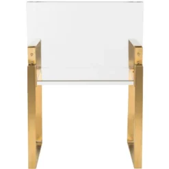 Langston Acrylic Arm Chair - Brass/Clear - Safavieh 10 Langston Acrylic Arm Chair - Brass/Clear - Safavieh -Safavieh Home Deals Store GUEST c1701878 b229 4e40 b0c2 16e3b183004d