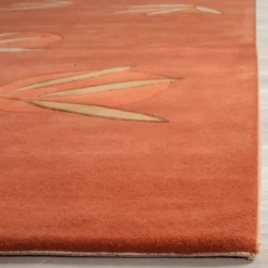 Telford Floral Tufted Rug Orange - Safavieh