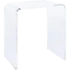 Pryor Acrylic Side Table - Clear - Safavieh -Safavieh Home Deals Store GUEST c72a182a 5b3a 40bb 91a3 3a7c7bda594a