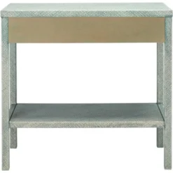 Asa 2 Drawer 1 Shelf Console Table - Turquoise/Antique Gold - Safavieh -Safavieh Home Deals Store GUEST cfae517b cbb8 4e0c 88b0 c86fa245c2ef