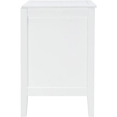 Tegan 2 Drawer Nighstand - White - Safavieh 4 Tegan 2 Drawer Nighstand - White - Safavieh - Image 4