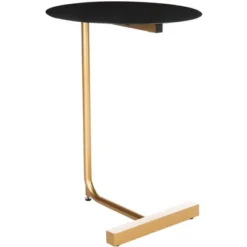 Haylee Round Side Table - Safavieh -Safavieh Home Deals Store GUEST d3e638de a22b 42a8 a2ff 26674728a5db