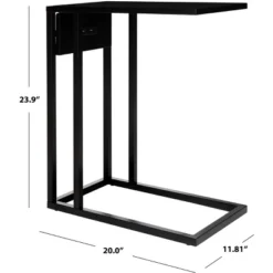 Portland Usb Side Table - Black - Safavieh 13 Portland Usb Side Table - Black - Safavieh -Safavieh Home Deals Store GUEST d6750910 f95e 42b0 9fbc 65905bca0027