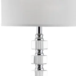 60" Lombard Street Floor Lamp Clear/Chrome (Includes CFL Light Bulb) - Safavieh -Safavieh Home Deals Store GUEST dbaef2b7 bd10 4cc7 ab22 a304a28a95e6